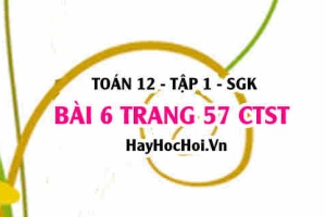 Bài 6 trang 57 Toán 12 tập 1 Chân trời sáng tạo: Tìm tọa độ vector trong không gian Oxyz